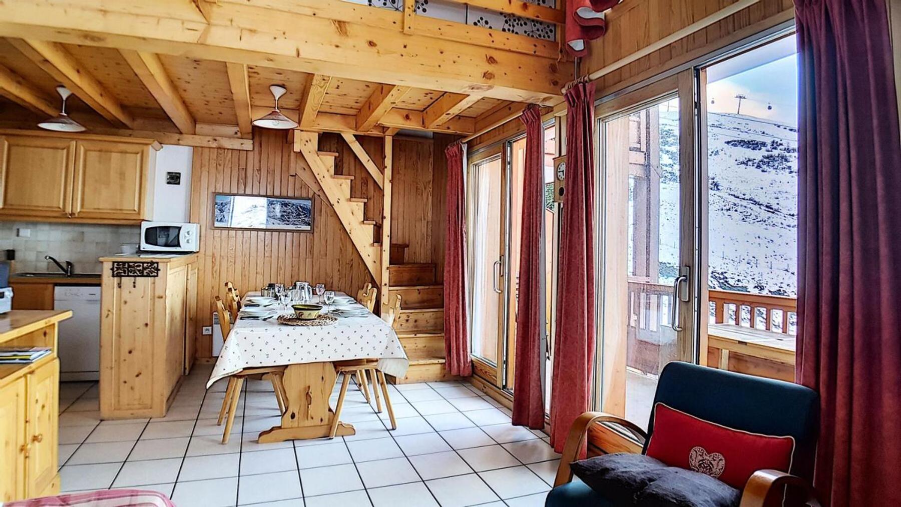 Residence Tetras Lyre - Appartement Duplex - Depart Et Retour Skis Aux Pieds - Balcon Mae-0204 Сен-Мартен-де-Бельвиль Экстерьер фото